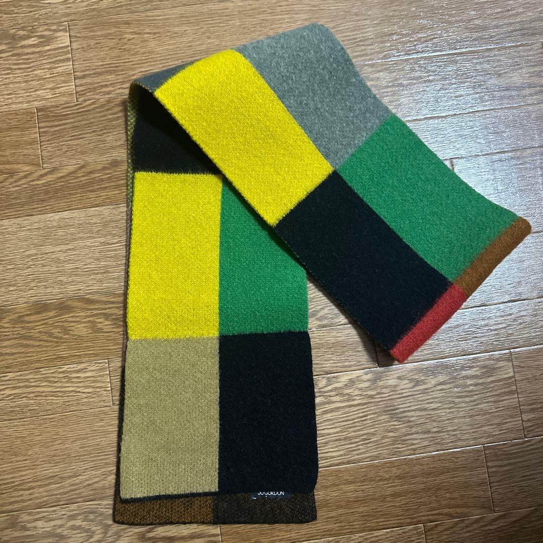 JO GORDON マルチカラーチェックマフラー