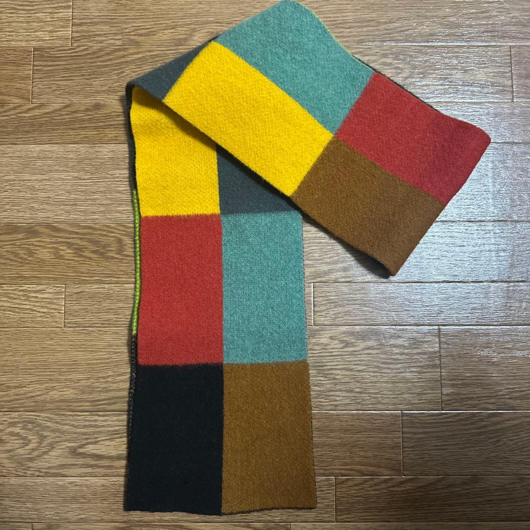 JO GORDON マルチカラーチェックマフラー