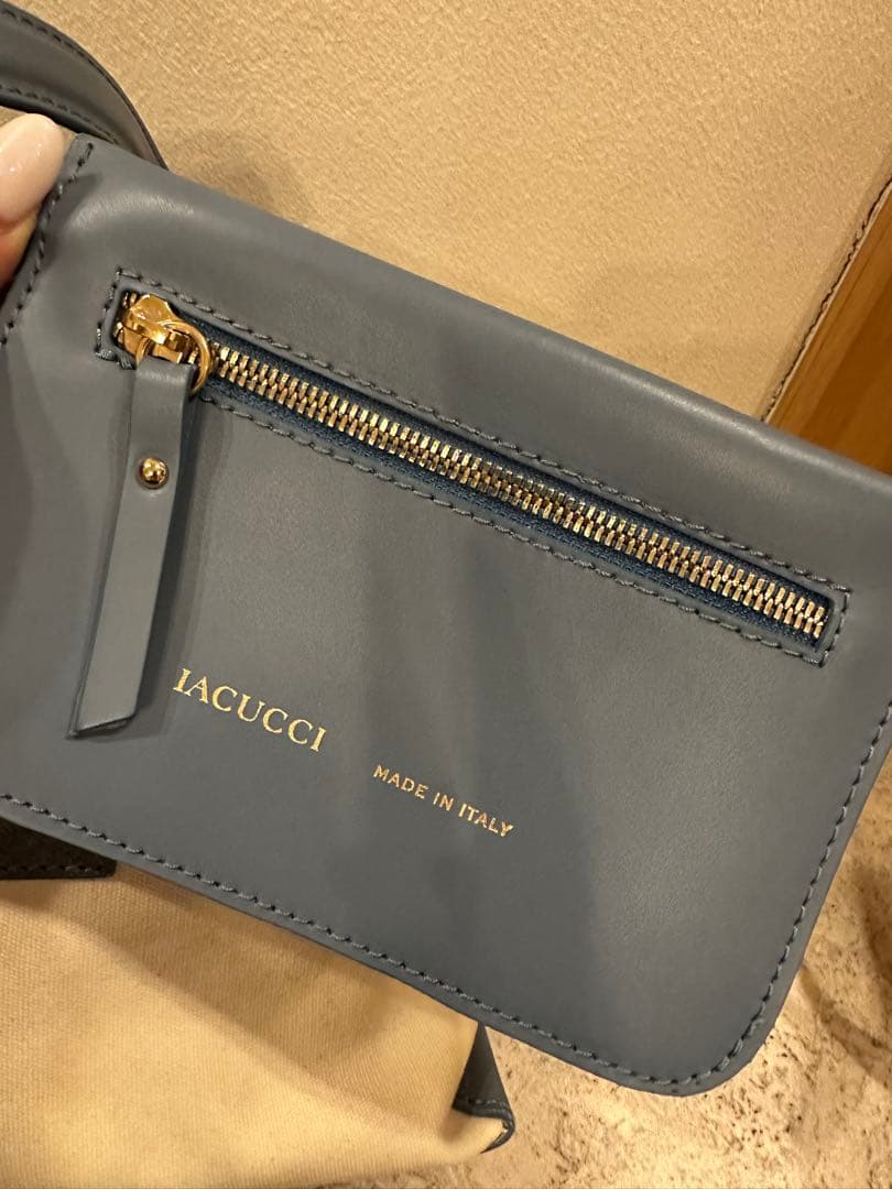 イアクッチIACUCCI キャンバストートバッグ　ブルー