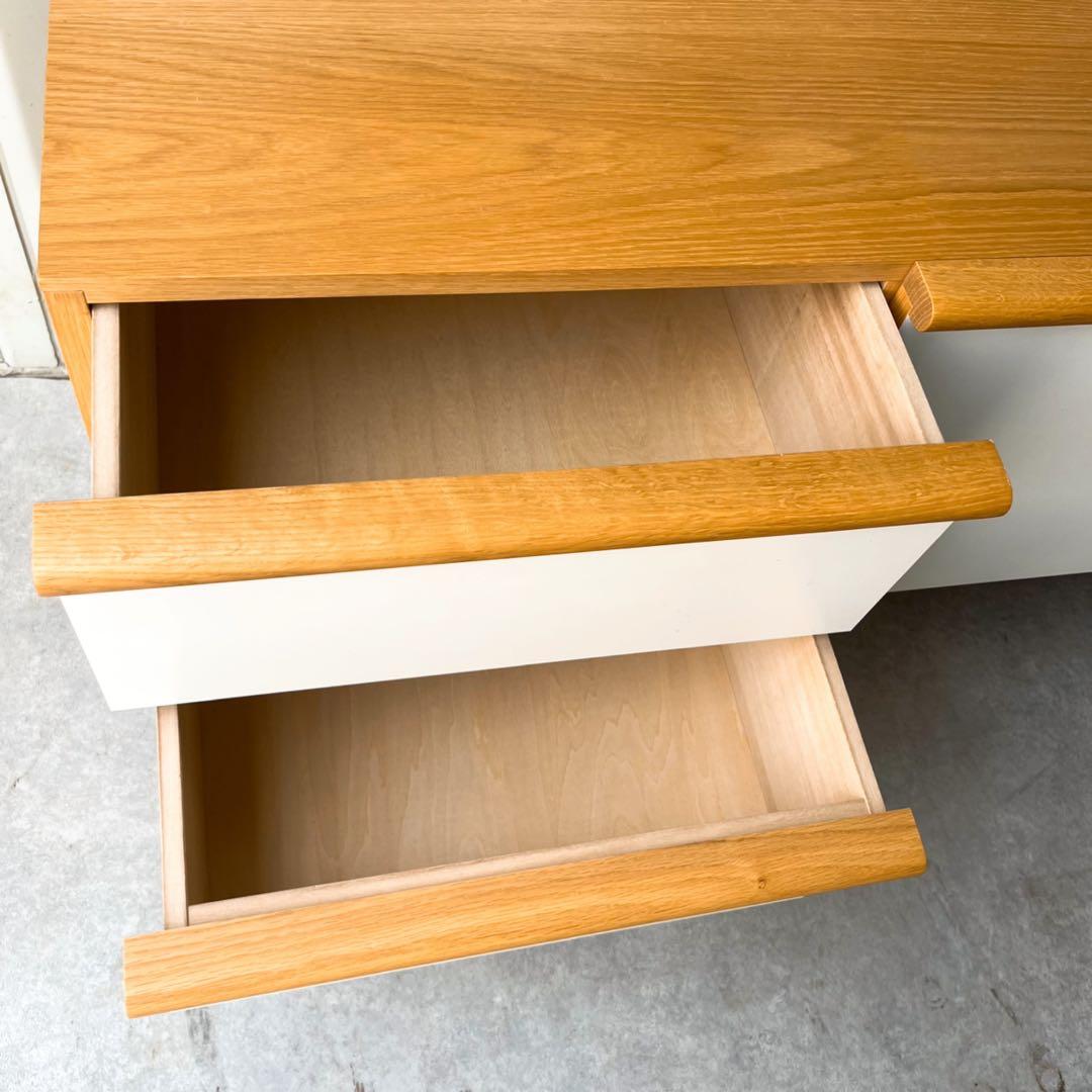 取付無料！イデー スティルト サイドボードL 北欧風ナチュラルローボード TV台