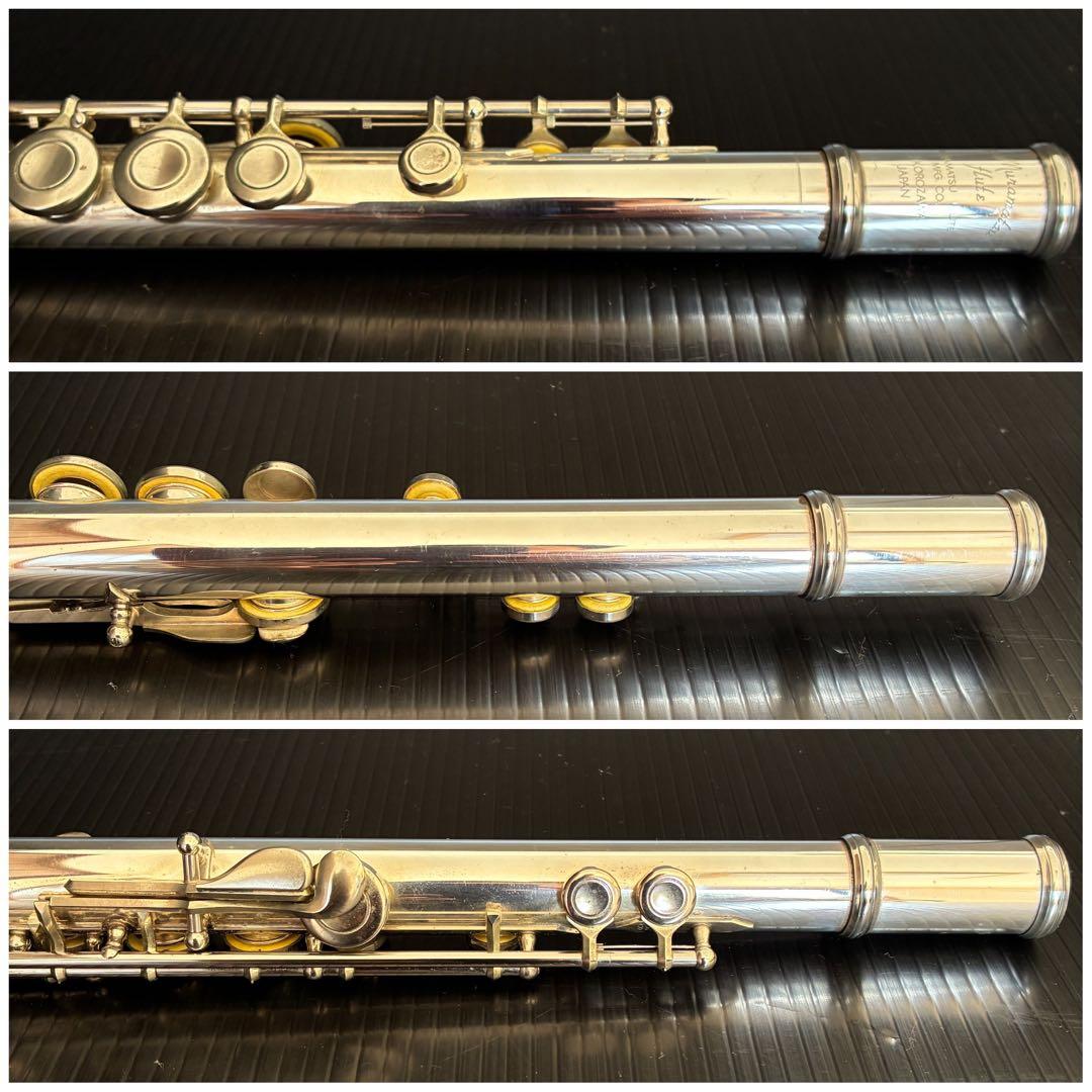 ムラマツ フルート B36 B8636刻印 管楽器 吹奏楽 レザーケース