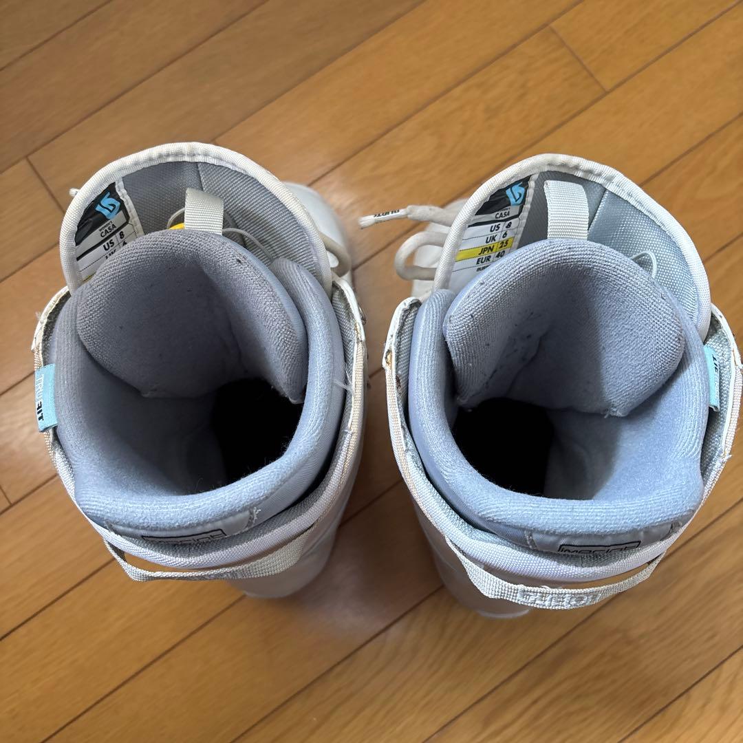 Burton バートン 25cm スノーボードブーツ白