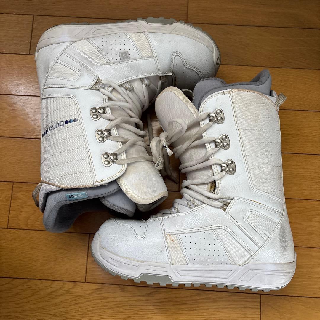 Burton バートン 25cm スノーボードブーツ白