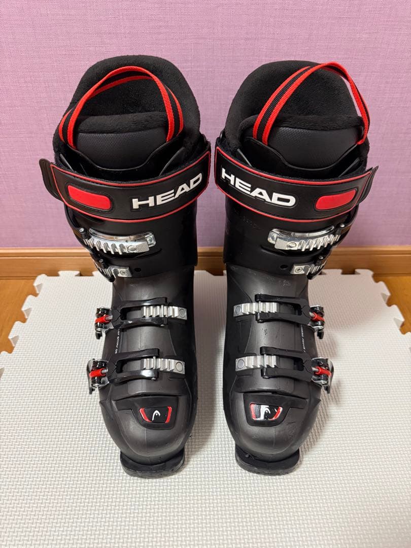 HEAD スキーブーツ ブラック/レッド 27/27.5cm