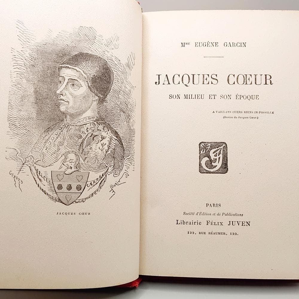 アンティークブック　フランス　挿画入　洋書　古書　インテリア