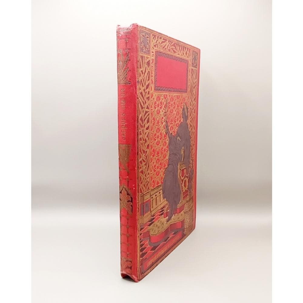 アンティークブック　フランス　挿画入　洋書　古書　インテリア