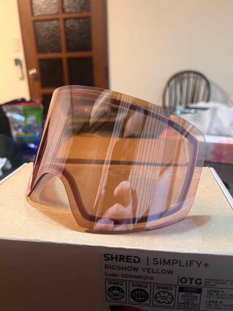 スキー・スノーボードアクセサリー SHRED SIMPLIFY+ BIGSHOW YELLOW