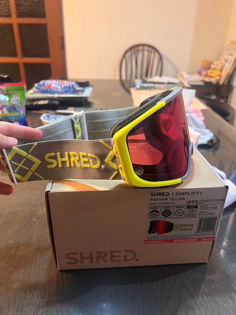 スキー・スノーボードアクセサリー SHRED SIMPLIFY+ BIGSHOW YELLOW