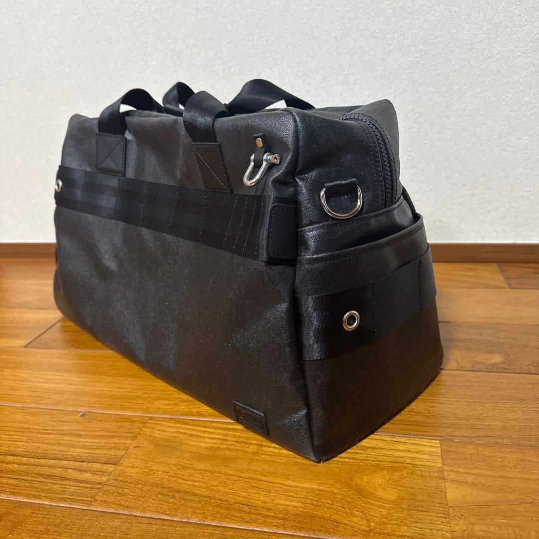 森野頒布 ボストンバッグ 中型 ブラック