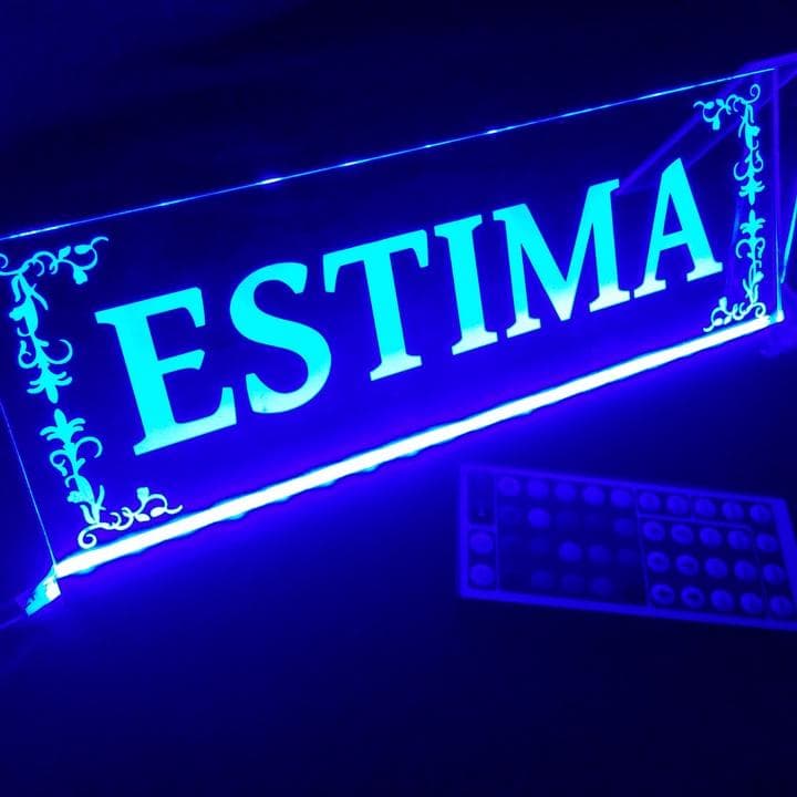 エスティマ① LEDアクリルプレート 内装 ライト カスタム 50系 アエラス