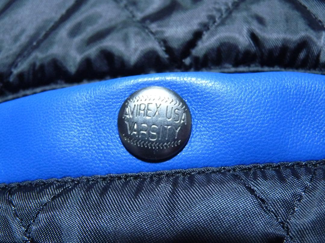 mm　AVIREX　アヴィレックス　X-LARGE　レザースタジャン　L