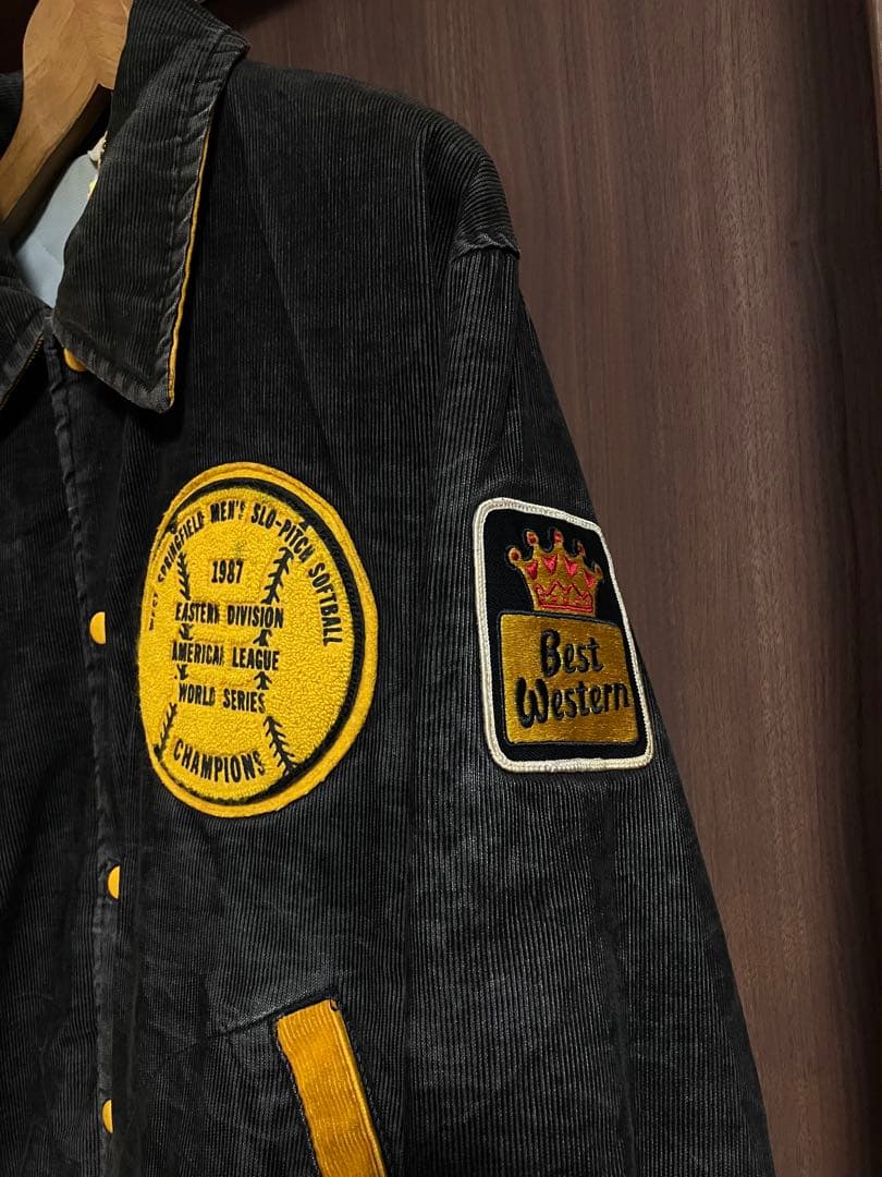 80s EMPIRE コーデュロイスタジャン Lサイズ アワードジャケットUSA