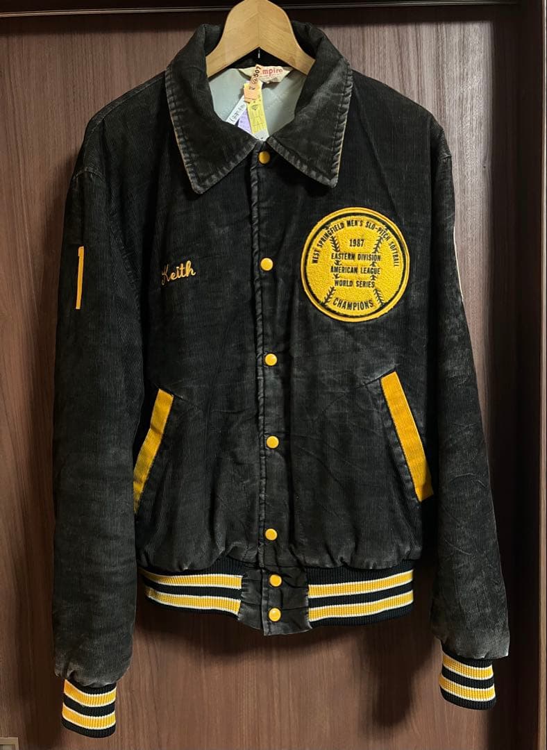 80s EMPIRE コーデュロイスタジャン Lサイズ アワードジャケットUSA