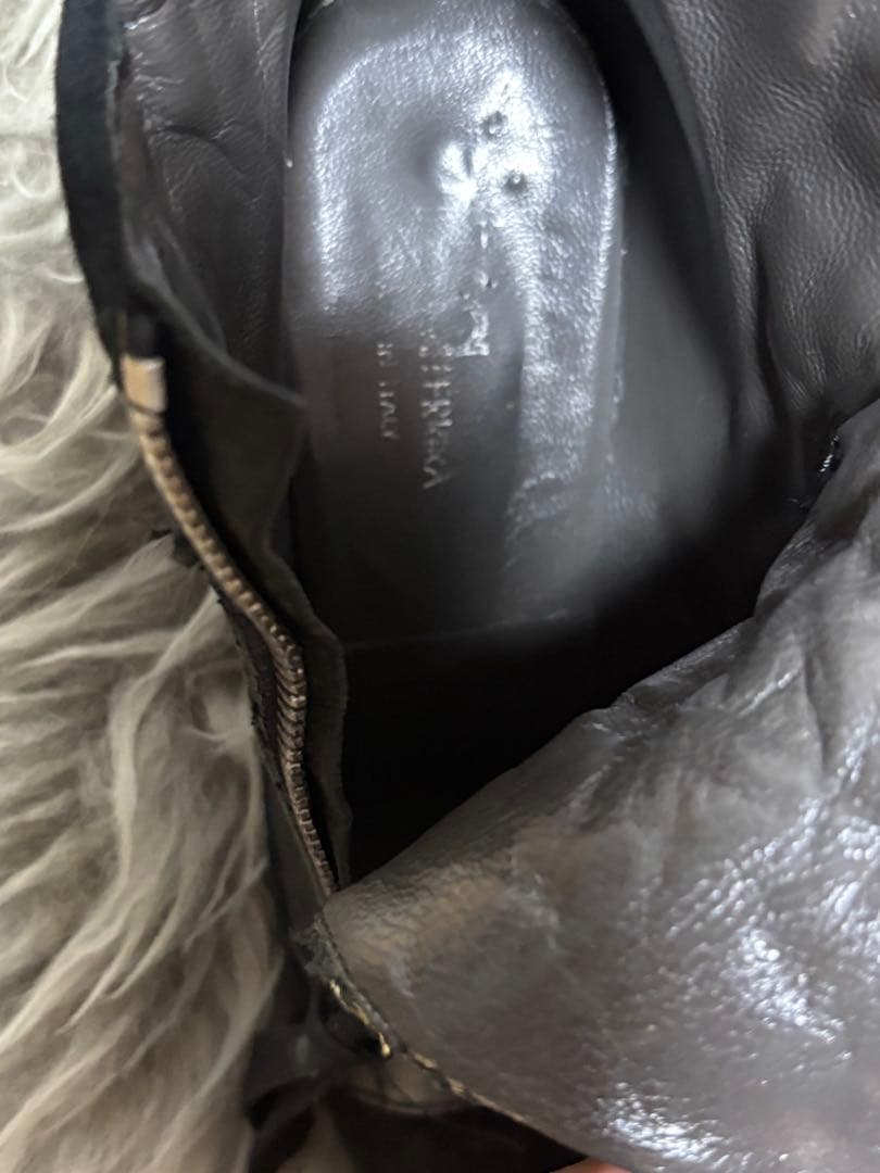 xxrainyxx ルコラインブラックハイカットブーツウェッジヒール