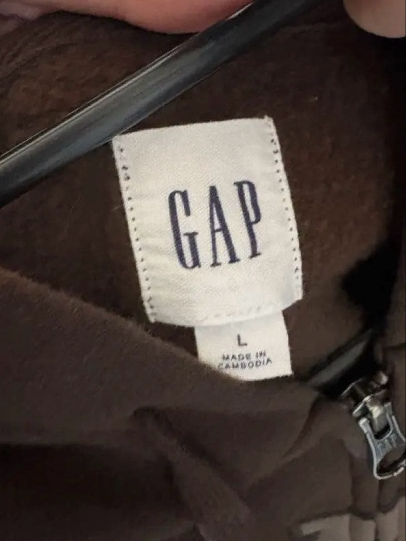 リラックス GAP ロゴ ジップアップパーカー パーカー
