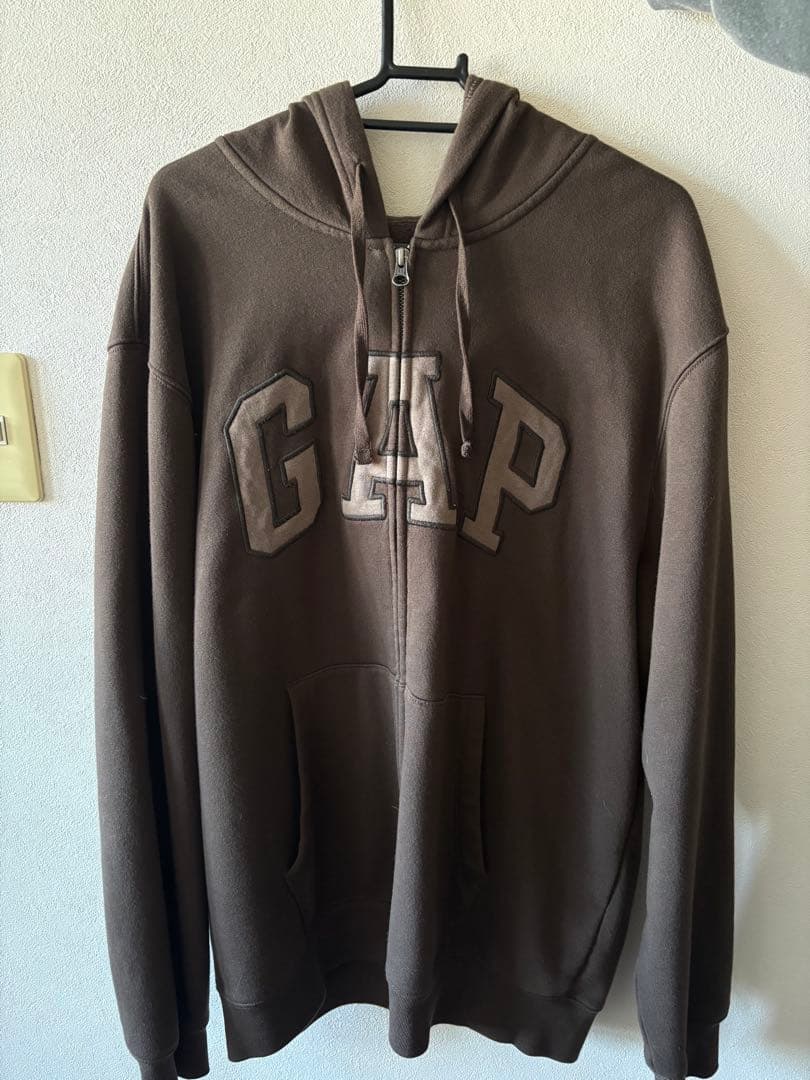 リラックス GAP ロゴ ジップアップパーカー パーカー