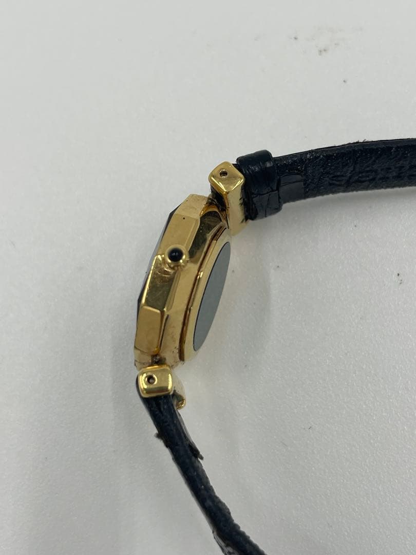 SEIKO レディース 腕時計 クオーツ ブラック×ゴールド 動作未確認 現状品