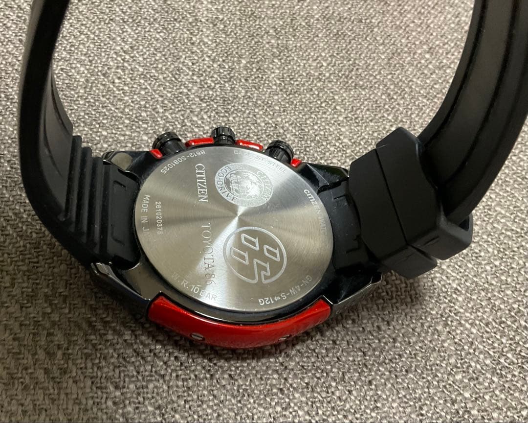 CITIZEN XTOYOTA 86 コラボ　腕時計　赤