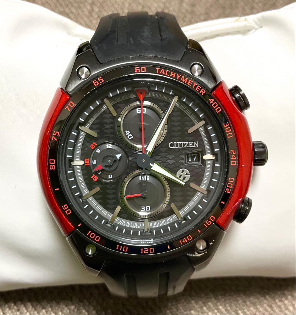 CITIZEN XTOYOTA 86 コラボ　腕時計　赤
