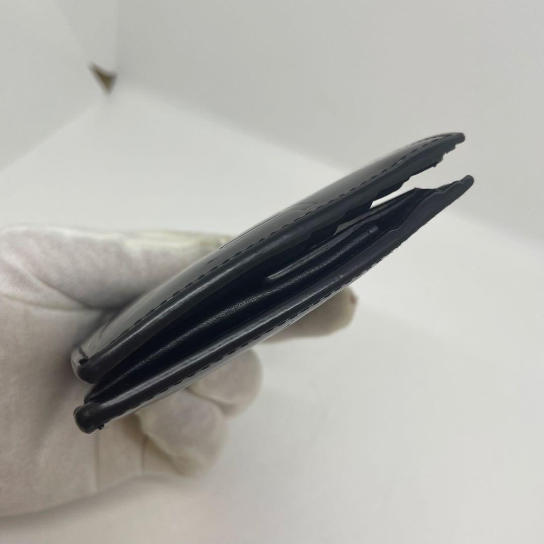 【美品】サンローラン パテントレザー 二つ折り財布