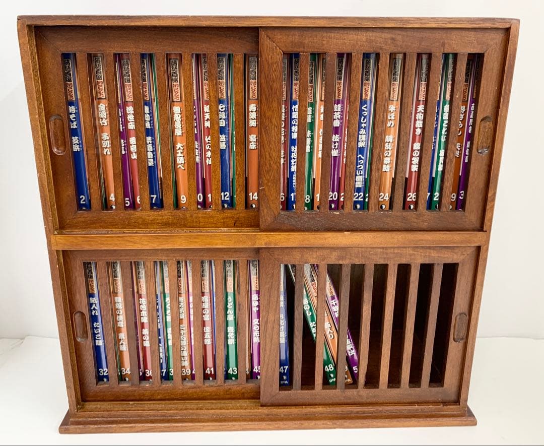 た*め様 落語百選DVDコレクション 50巻 専用木製ケース 冊子付 まとめ売り