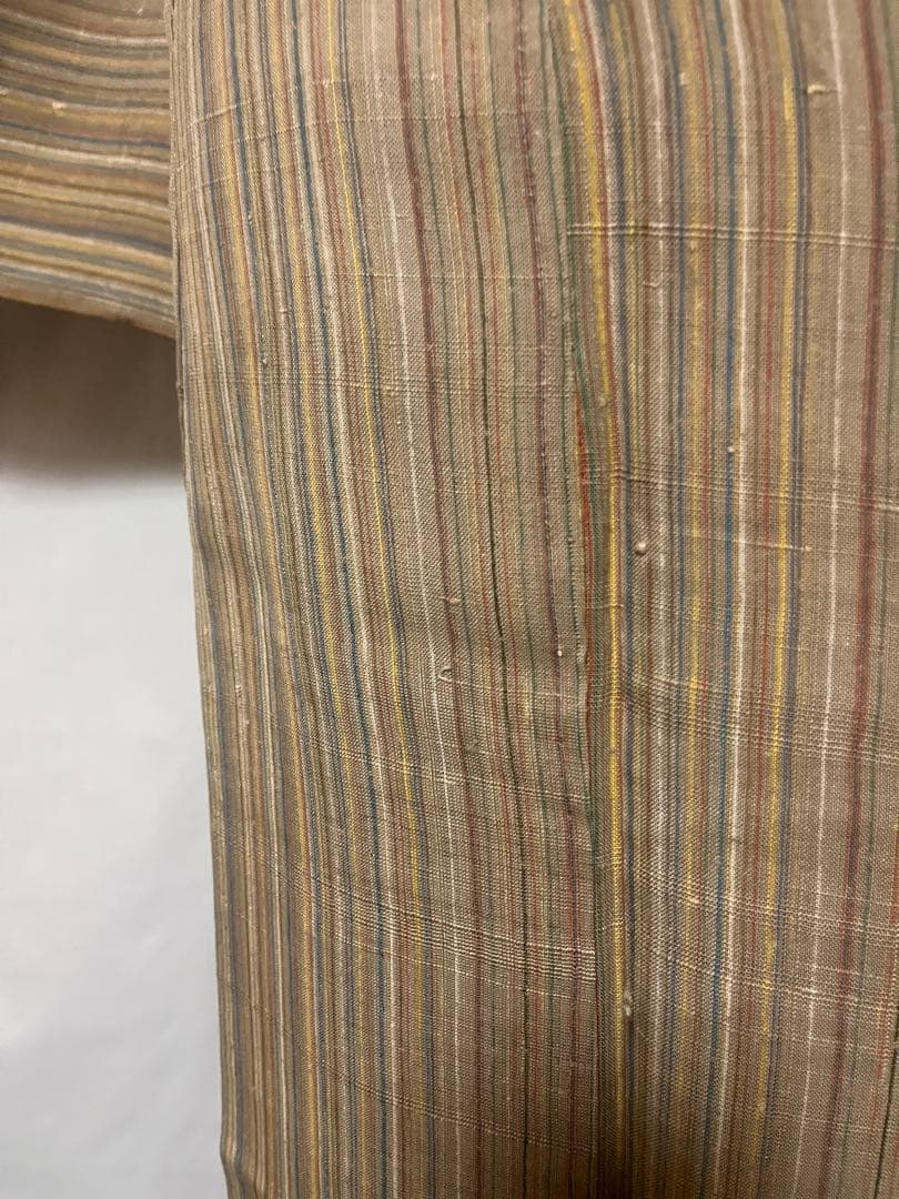 【国宝品】●沖縄県伝統工芸品●【八重山上布】●苧麻●かすり●紬●着物