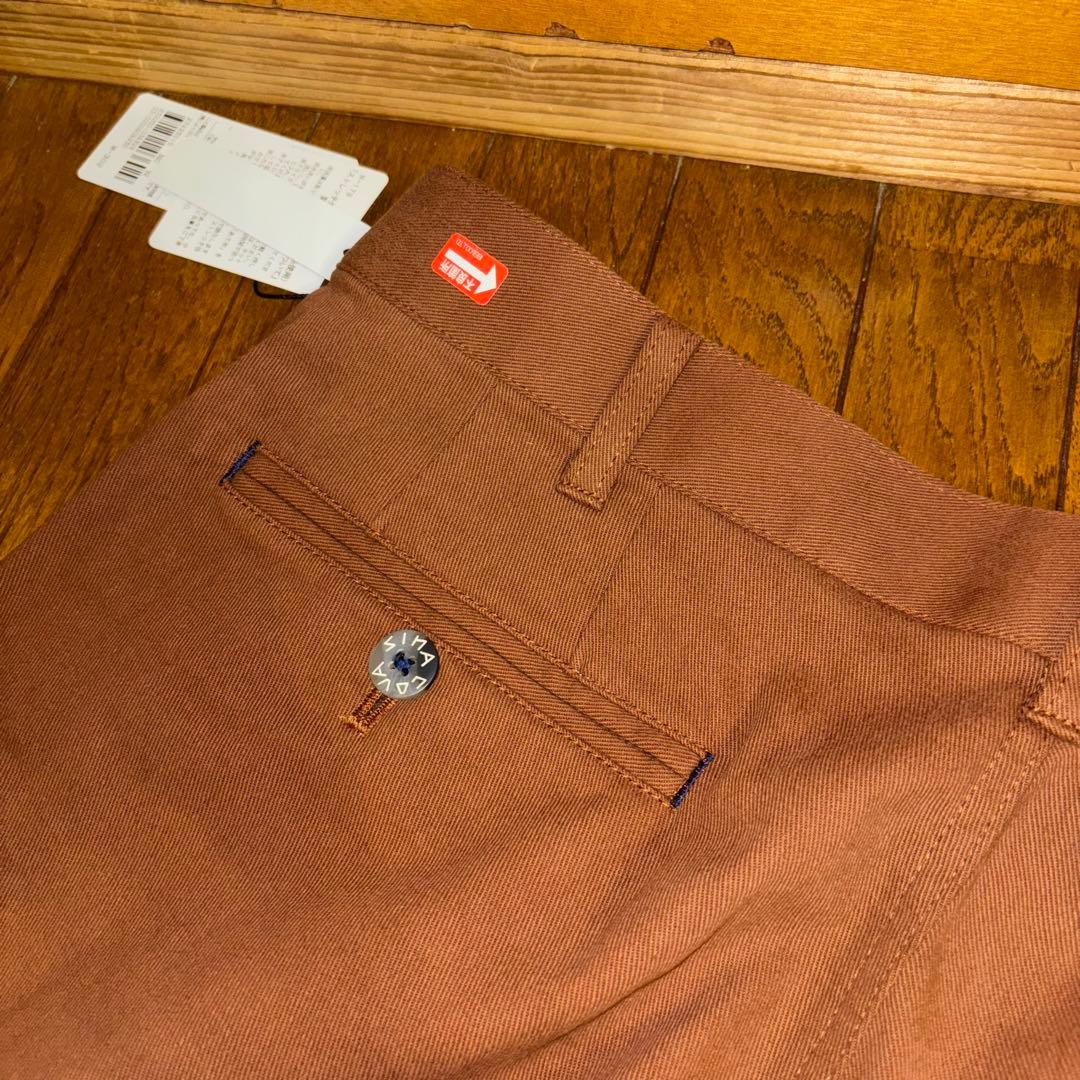 新品、オーバーサイズ、シナコバ　パンツ　サイズ3L 92、明るいブラウン