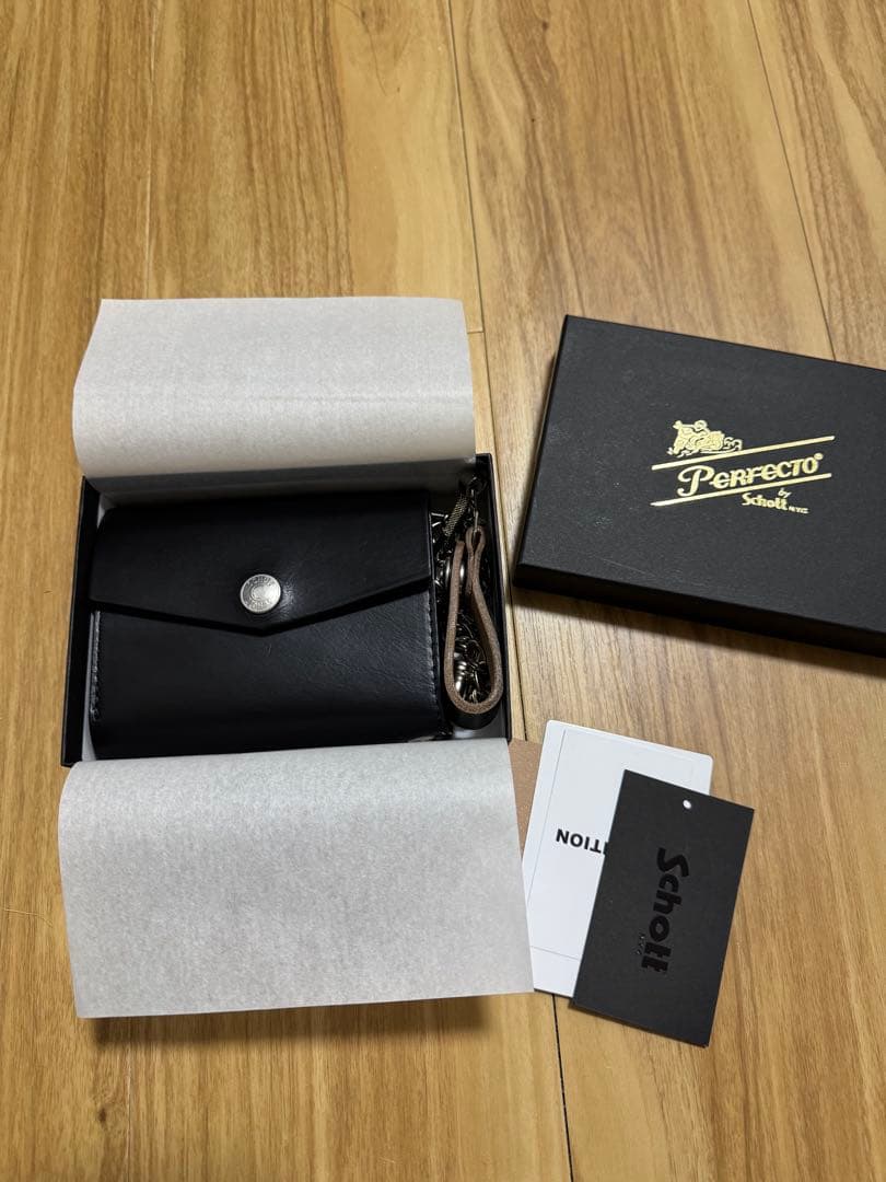 Schott ショット パーフェクトウォレット 財布 ブラック