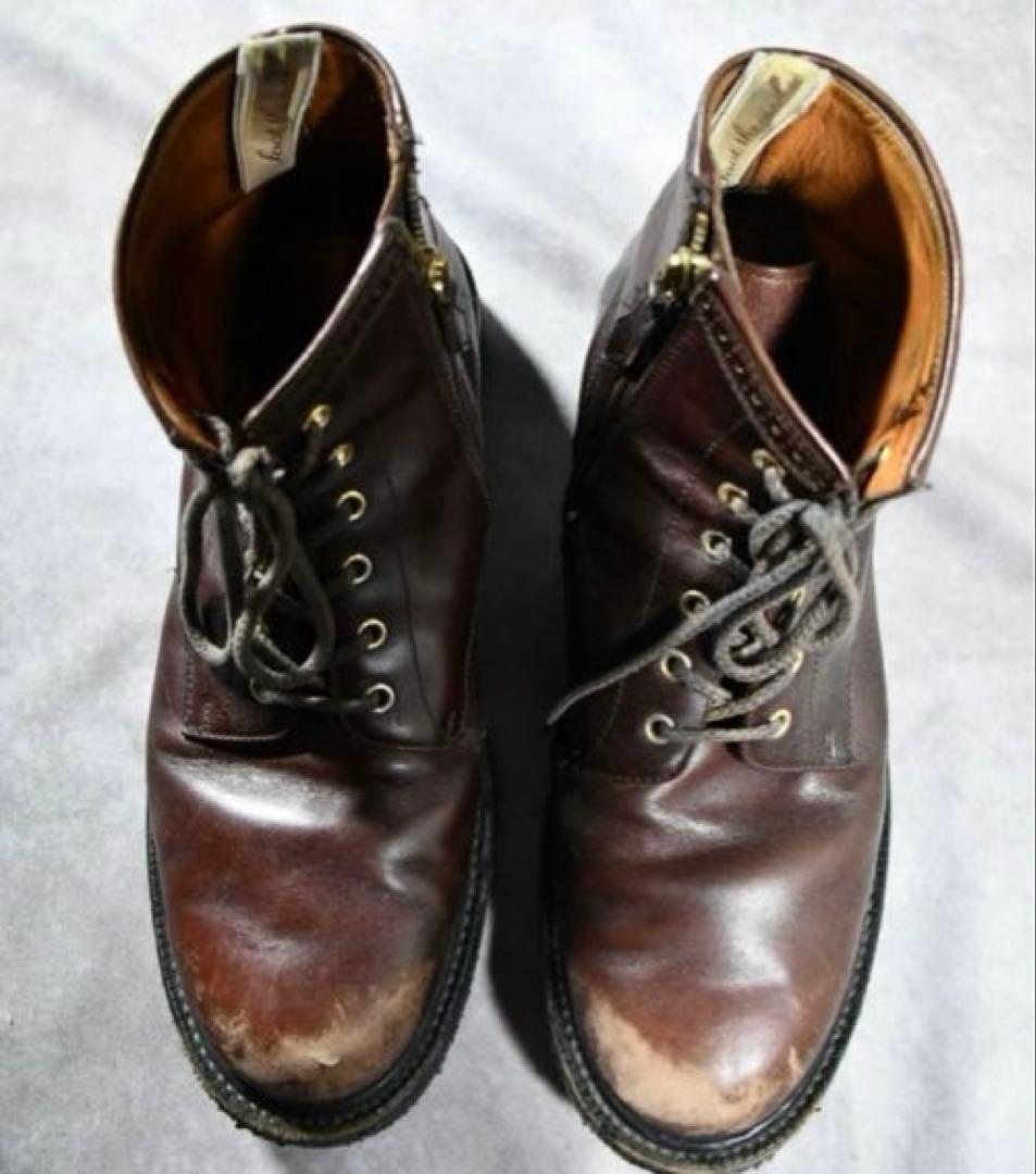 foot the coacher ブーツ　あおば着用