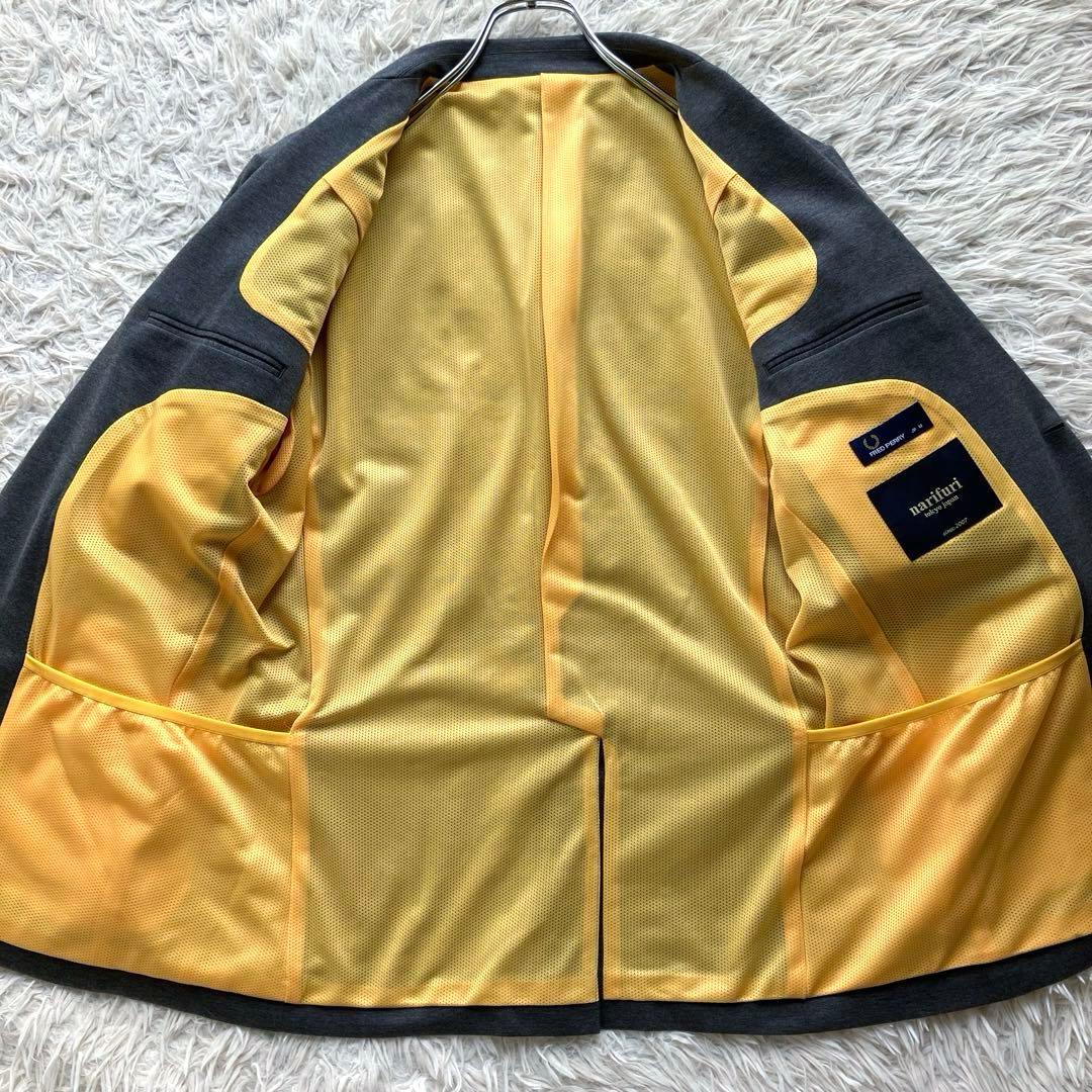 【美品】フレッドペリー　narifuri テーラードジャケット　グレー　L相当