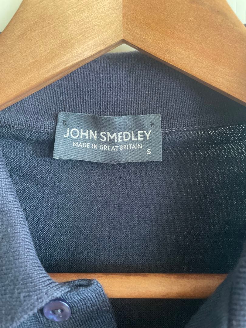 JOHN Smedleyウール ポロシャツ　リーミルズ正規品