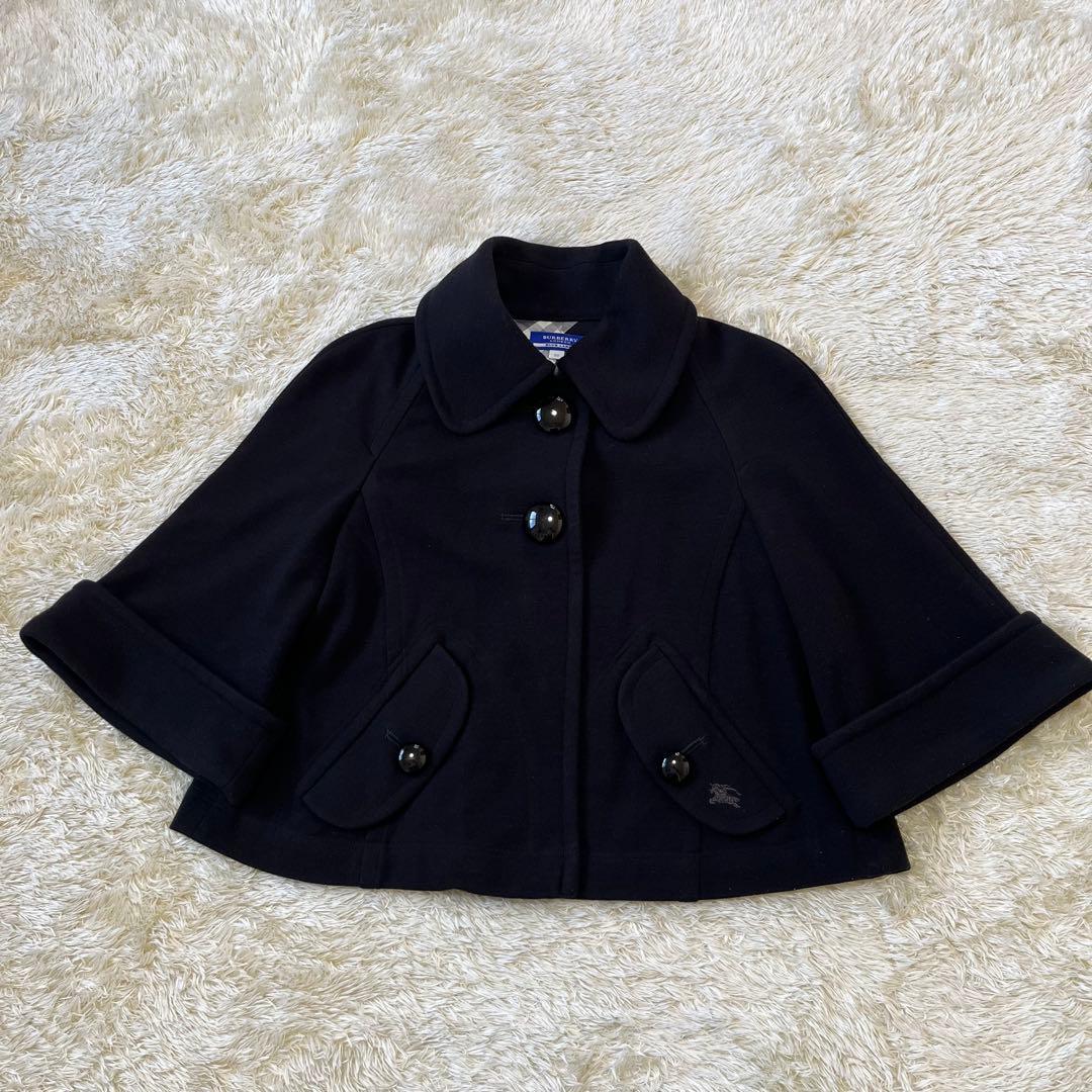 BURBERRY バーバリーブルーレーベル　ノバチェック コートショート丈38