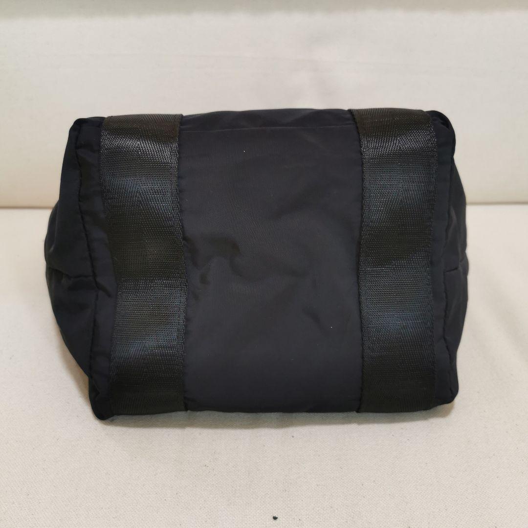 Topologie ミニ トートバッグ レッド 赤いナイロンショルダーバッグ