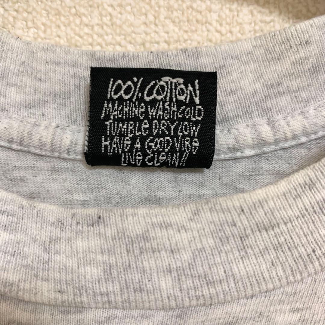 80s 後期 STUSSY 黒タグ USA製 ラスタ シャドーマン NIKE M