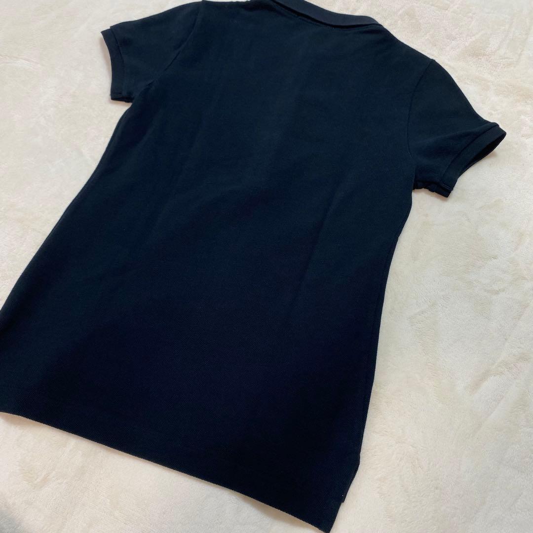 新品 ラルフローレン ポロシャツ ビッグポニー ビーズ刺繍 S ブラック