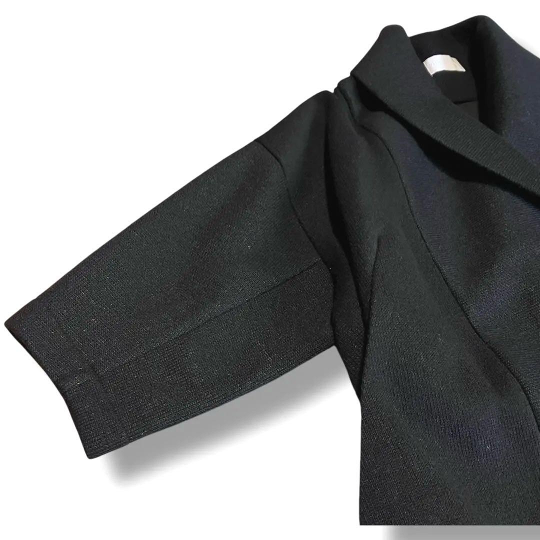 アパルトモン✨ リアリティスタジオ✨ウールコクーンコート　ロング　ブラック　XS