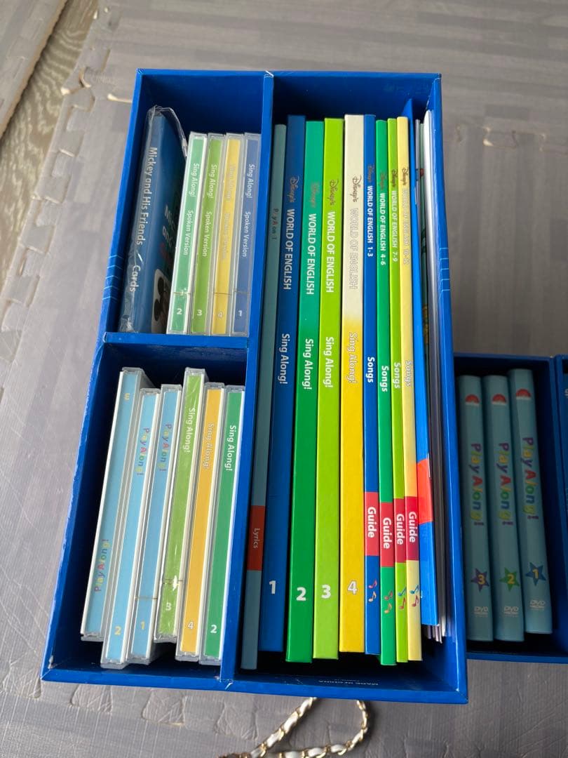 ディズニー 英語システム　絵本セット 12巻　シングアロング　プレイアロング