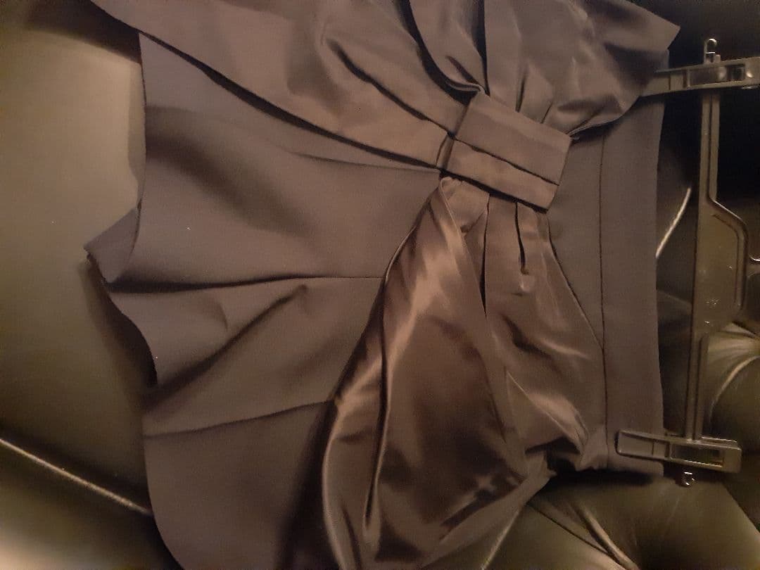 AlexanderMcQueen リボンモチーフ ショートパンツ スカート風 黒