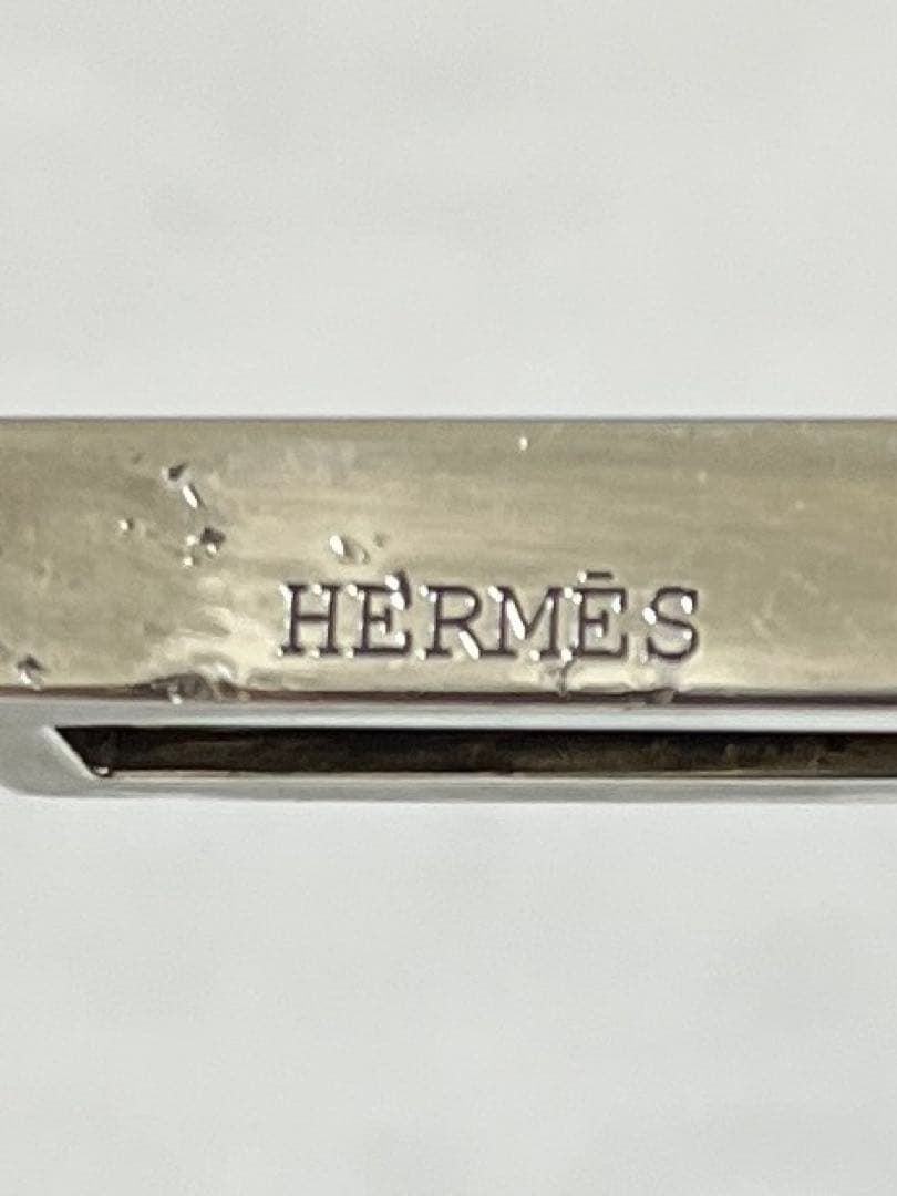 ⭐︎値下げ⭐︎エルメスHERMES ネクタイピン 925 シルバー ※注 曲がりあり
