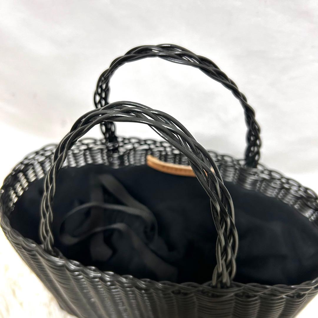 美品　palorosa カゴバッグ　巾着　ハンドバッグ　MINI TOTE