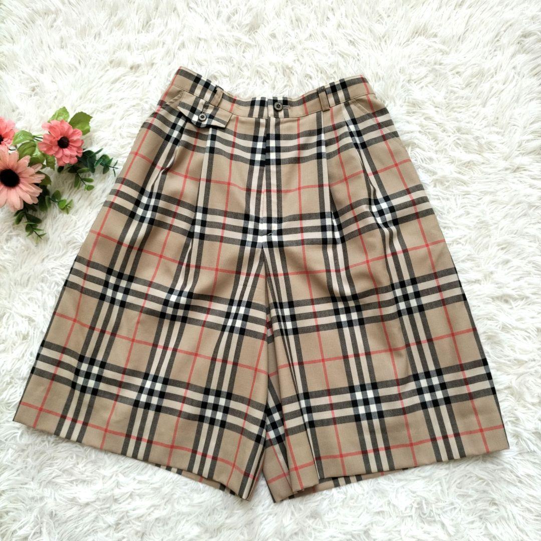 ★美品★Burberrys バーバリー キュロットパンツ ノバチェック L