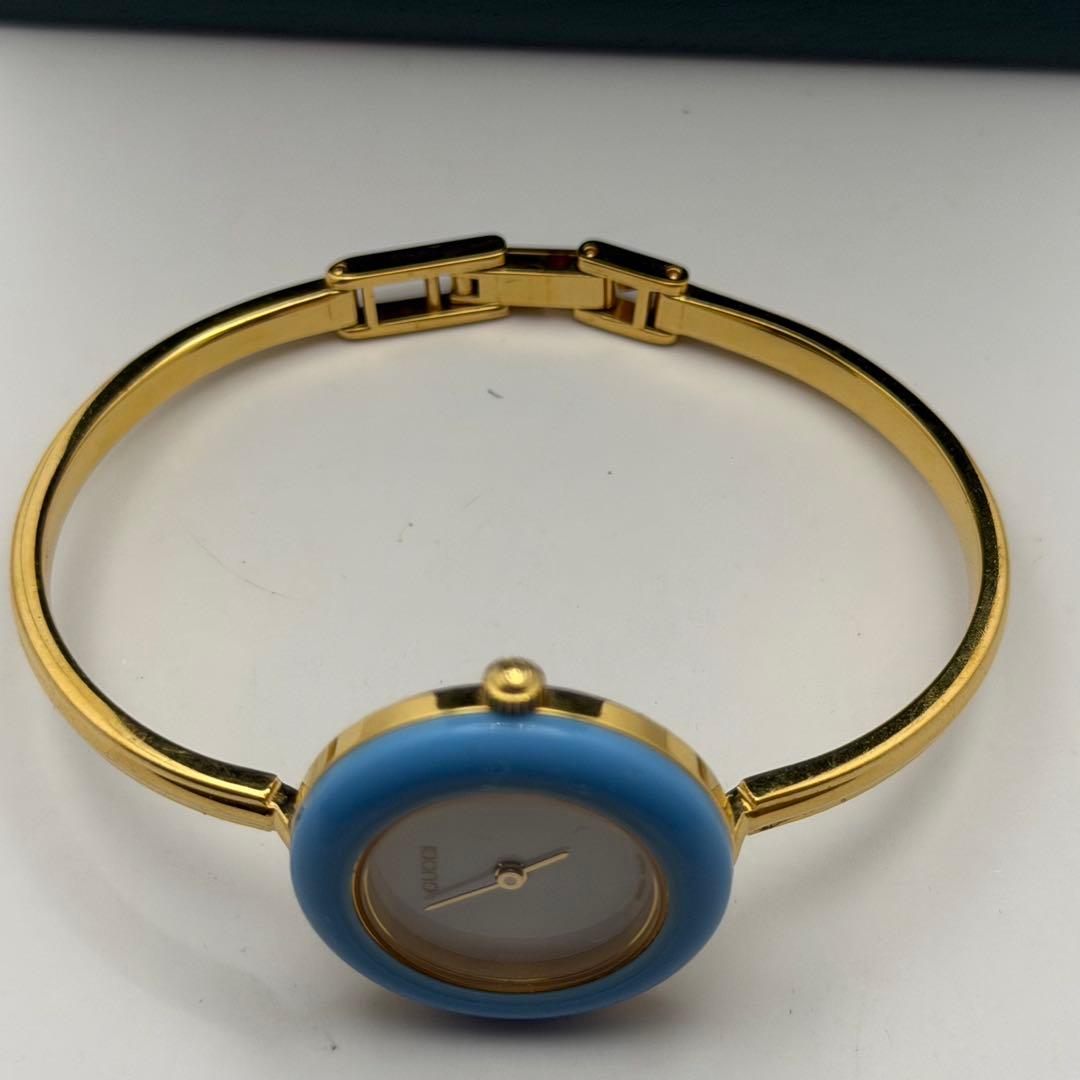 【デッドストック】グッチ　チェンジベゼル　クォーツ　ベゼル11個付　11.12