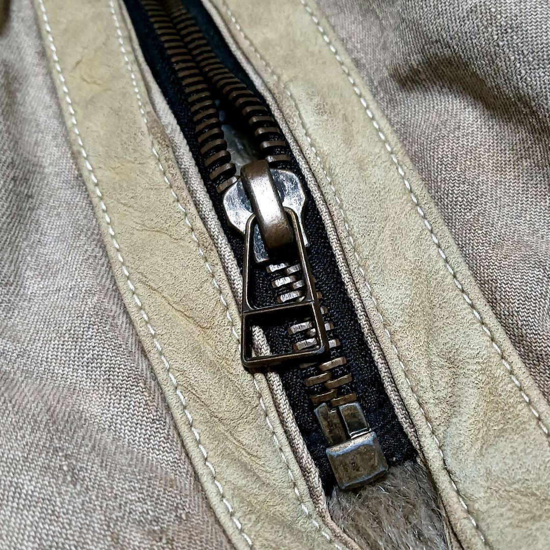 AVIREX　フライトジャケット　ミリタリー　B-3　ファー　4L　大きいサイズ