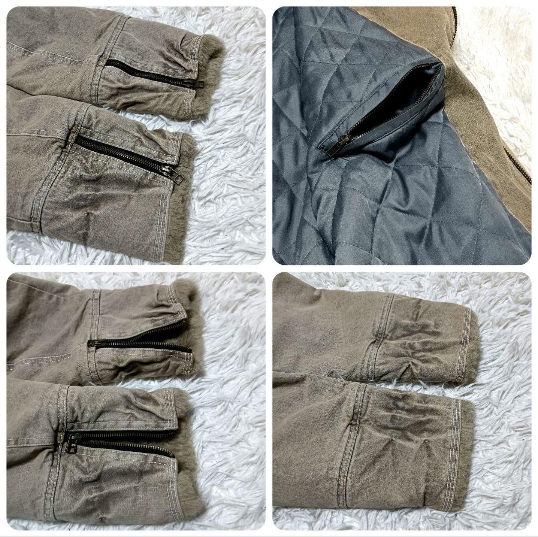 AVIREX　フライトジャケット　ミリタリー　B-3　ファー　4L　大きいサイズ