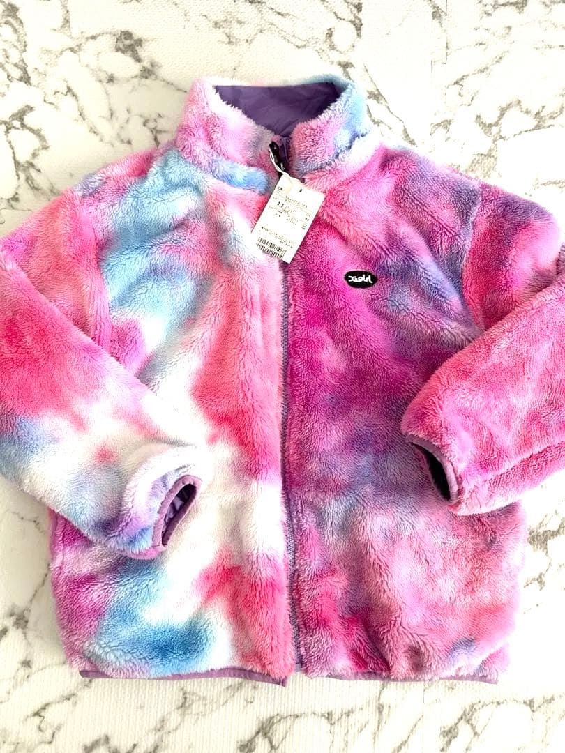 X-girl タイダイ柄 フリース　130 新品