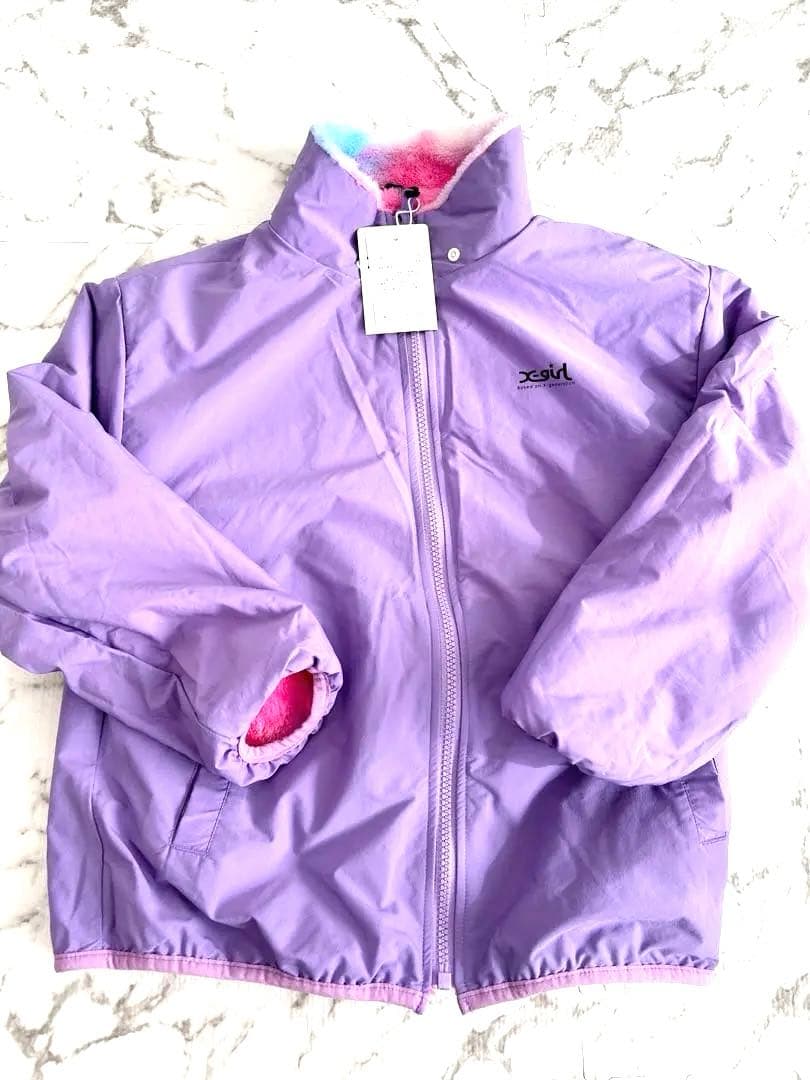 X-girl タイダイ柄 フリース　130 新品