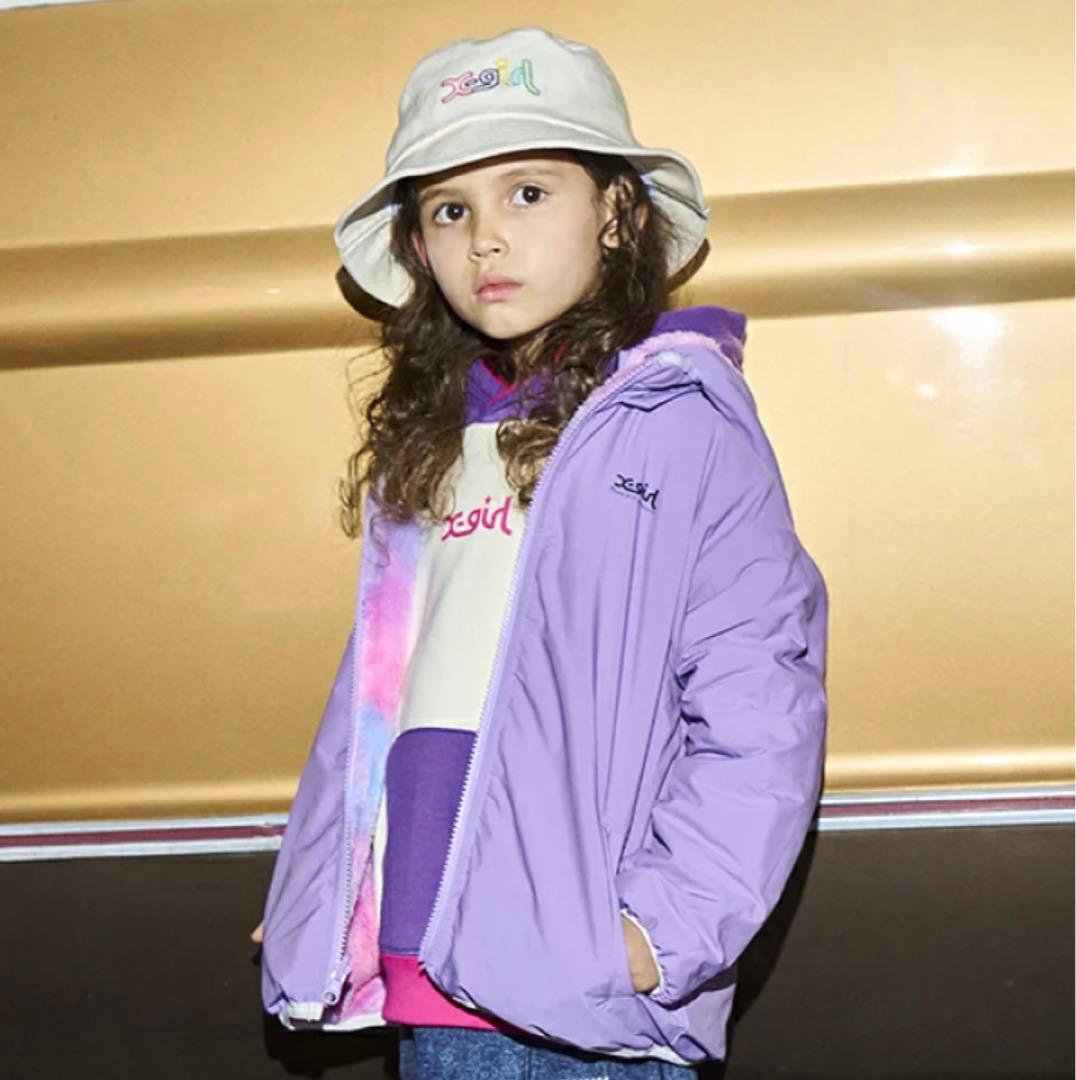 X-girl タイダイ柄 フリース　130 新品