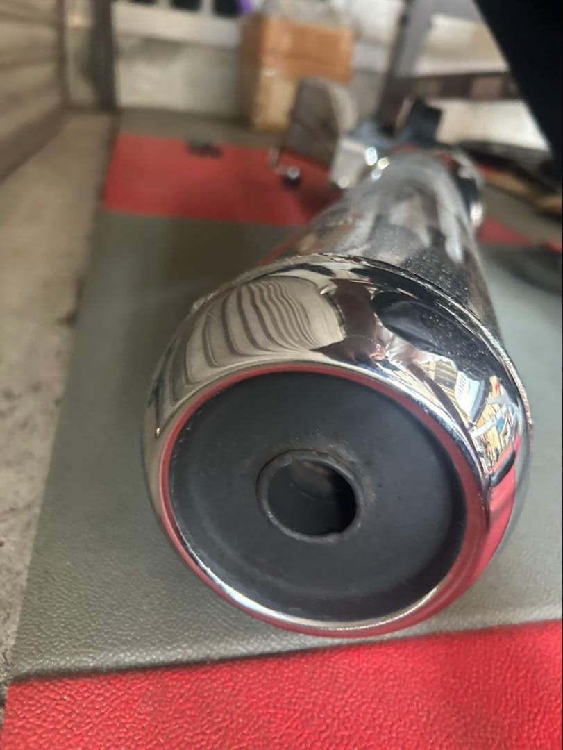 sr400 純正マフラー　2014年式　やや傷や汚れあり