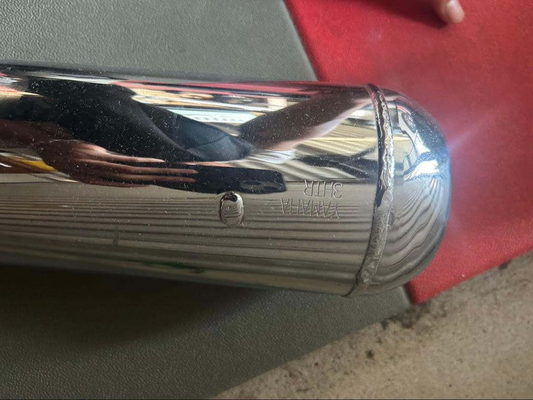 sr400 純正マフラー　2014年式　やや傷や汚れあり