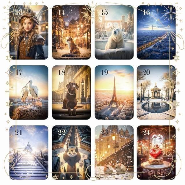 【正規品ルノルマンカード】数量限定で作られた希少入手困難品✨冬のパリのルノルマン